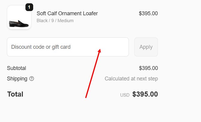 “How to apply a Mezlan promo code”