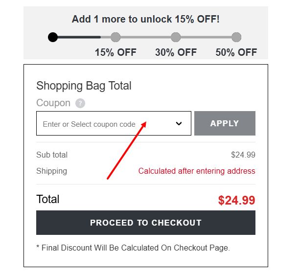 “How to apply a JustFashionNow promo code”