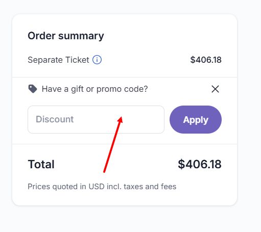 “How to apply an Ovago promo code”
