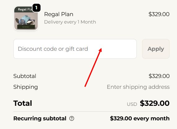 “How to apply a Stately Men promo code”