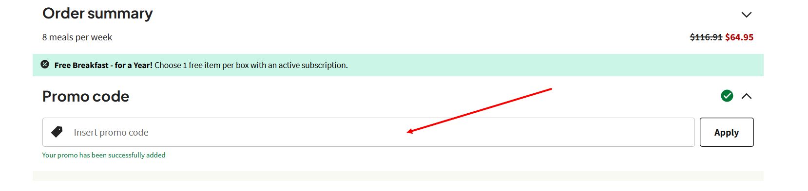 “How to apply a Factor75 promo code”
