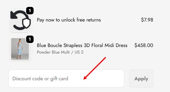 “How to apply a Mac Duggal promo code”
