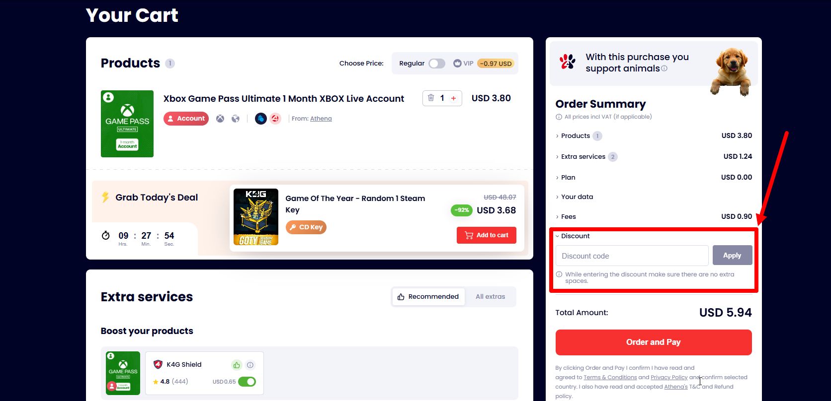 “How to Apply a K4G Promo Code”