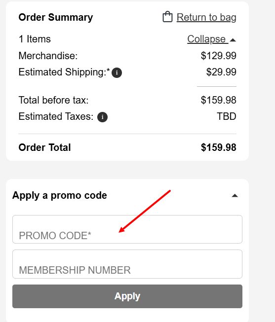 “How to apply a Harry & David promo code”