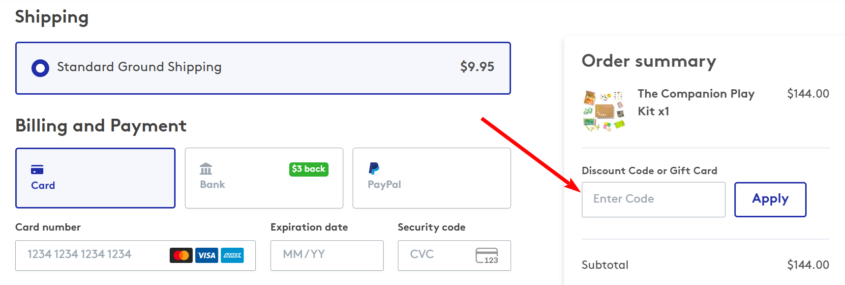 “How to apply a Lovevery promo code”