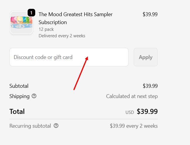 “How to apply a Recess promo code”