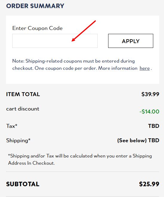 “How to apply a Jelly Belly promo code”