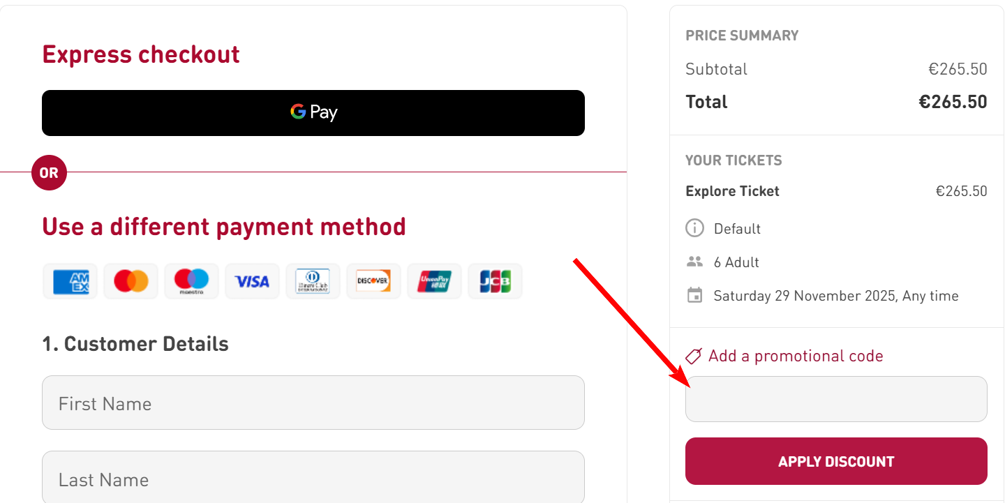 How to activate a Big Bus Tours promo code