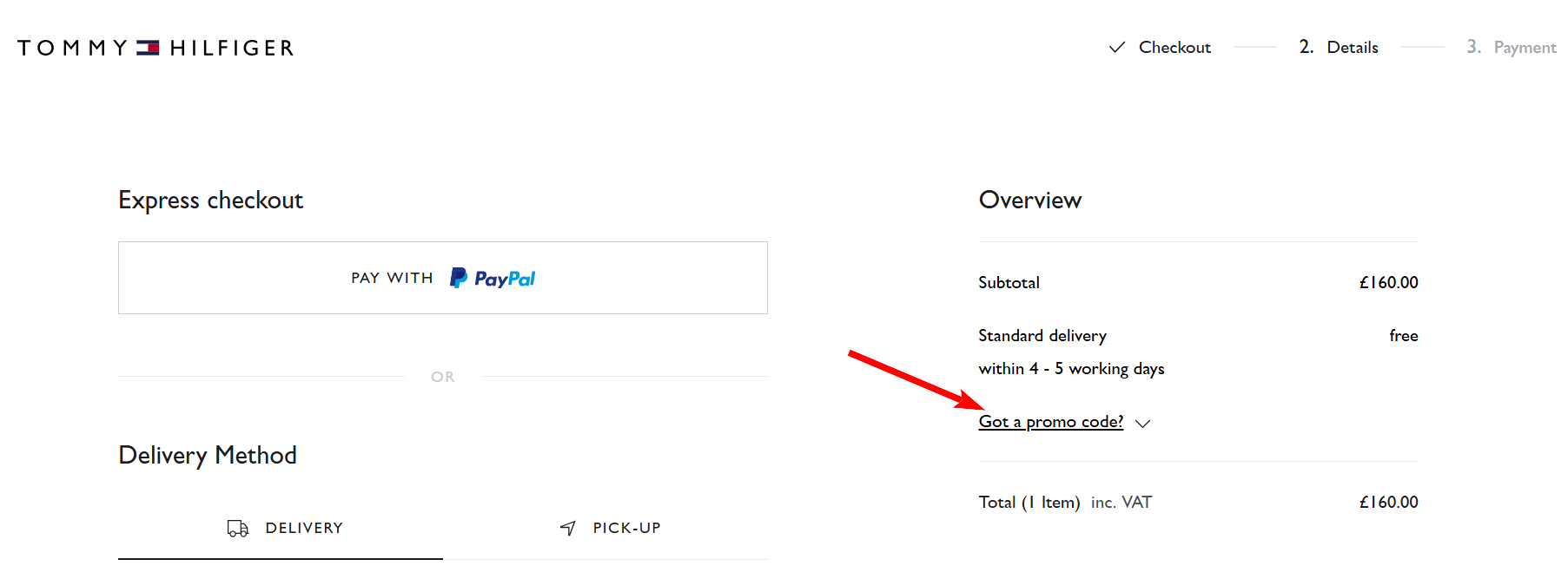 “How to activate a Tommy Hilfiger promo code”
