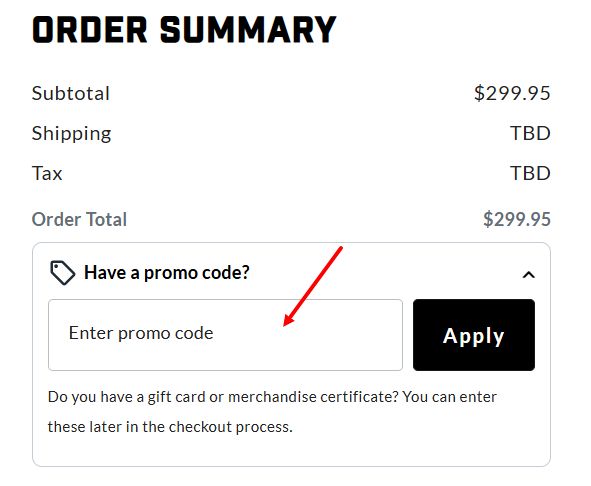 “How to apply a The House promo code”
