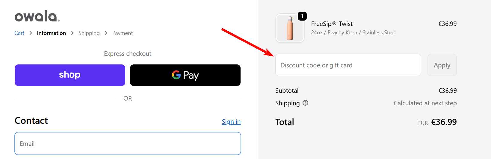 How to Apply an Owala Promo Code
