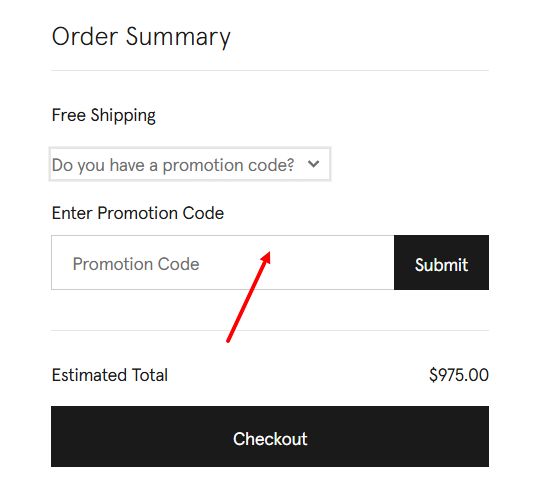 “How to apply a Stella McCartney promo code”