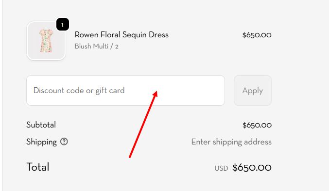 “How to apply a Milly promo code”