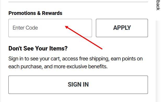 “How to apply a Roaman's promo code”