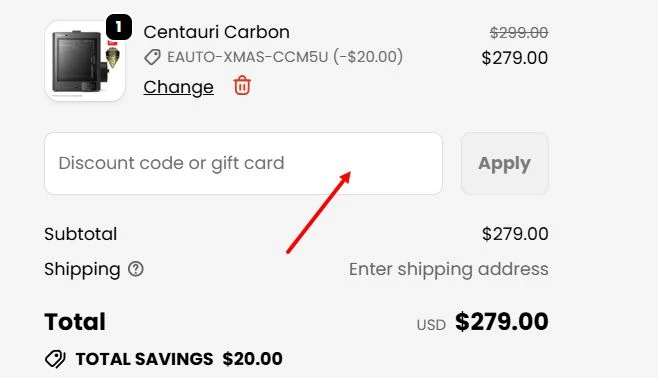 “"How to apply an Elegoo promo code"”