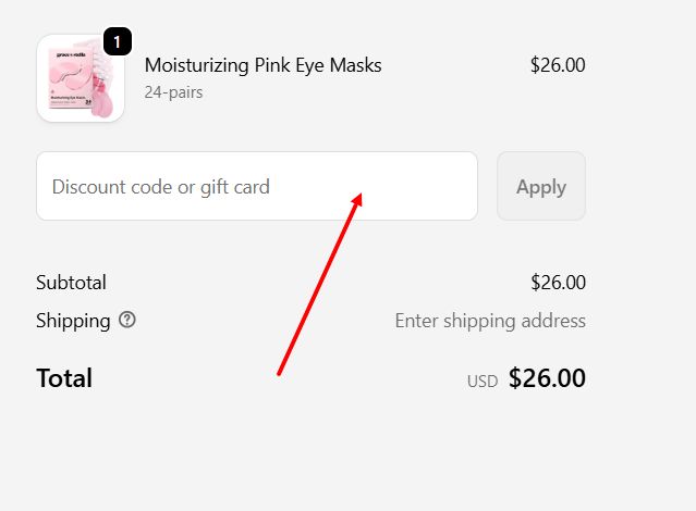 “How to apply a Grace & Stella promo code”