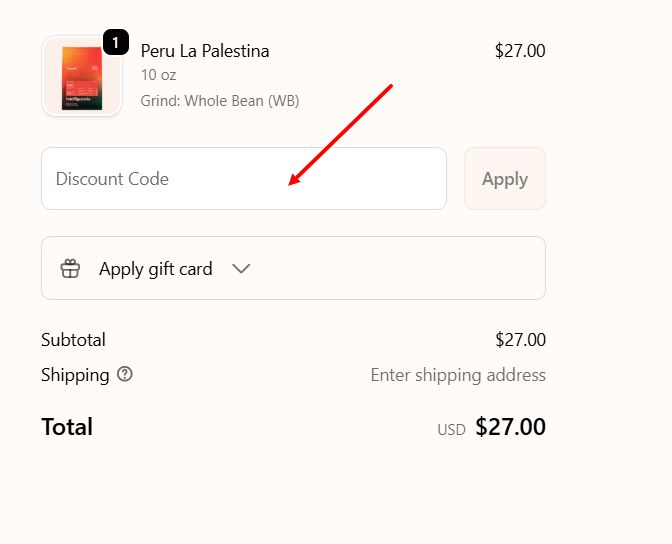 “How to apply an Intelligentsia promo code”
