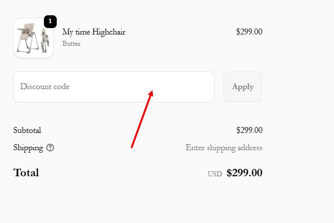 “How to apply a Inglesina promo code”