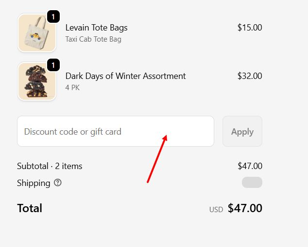 “How to apply a Levain Bakery promo code”