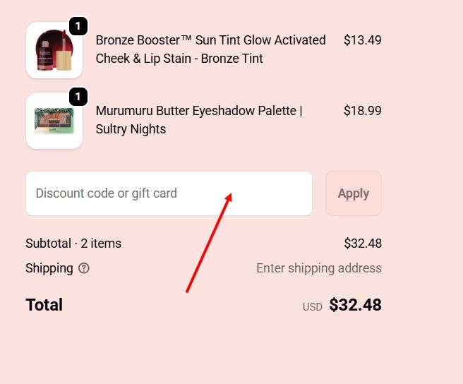 “How to apply a Physicians Formula promo code”