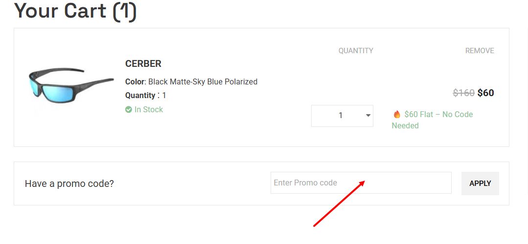 “How to apply a Bollé promo code”