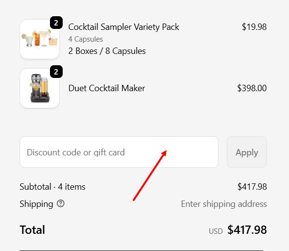“How to apply a Bartesian promo code”
