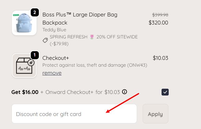 “How to apply an Itzy Ritzy promo code”
