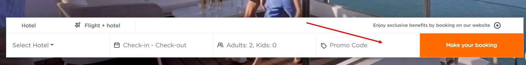 “How to apply a Hotels VIVA promo code”