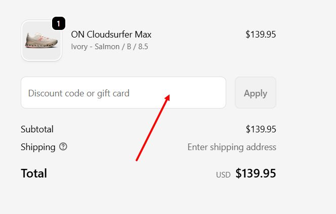 “How to apply a Fit2Run promo code”