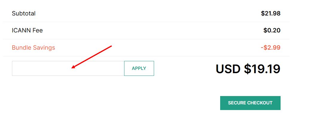 “How to apply a Hover promo code”