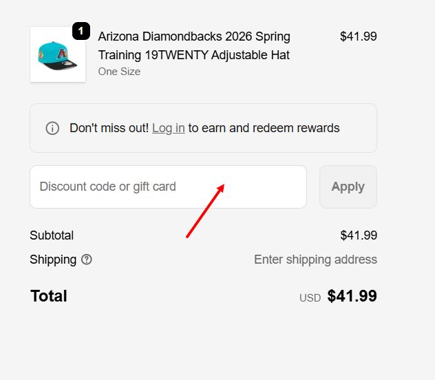 “How to apply a New Era Cap promo code”