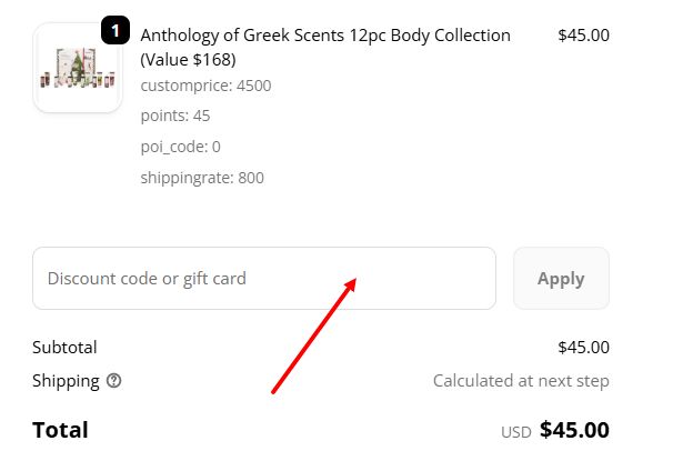 “How to apply a KORRES promo code”