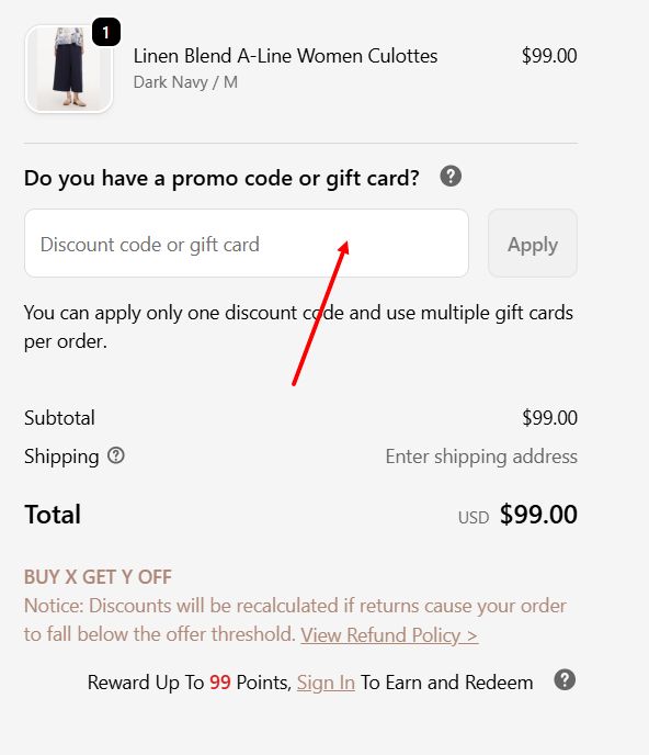 “How to apply a Goelia promo code”