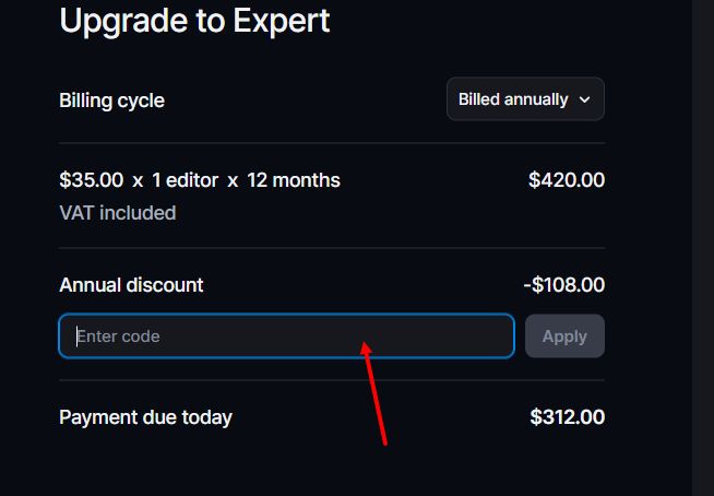 “How to apply a Kittl promo code”