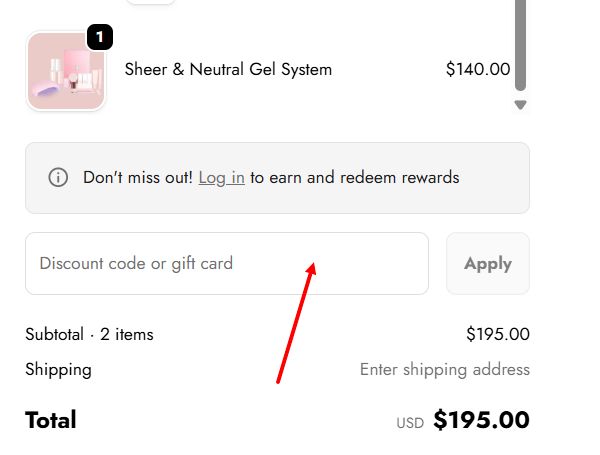 “How to apply an Olive & June promo code”