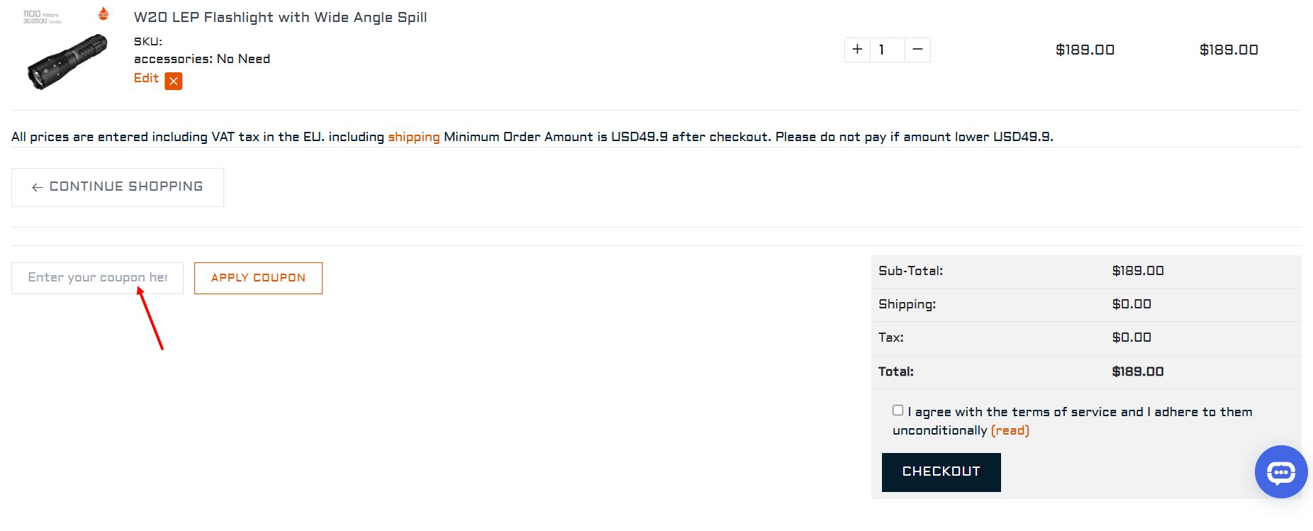 “How to apply an Acebeam promo code”
