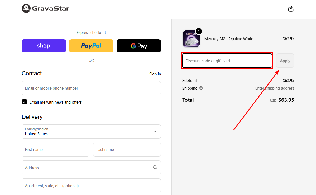 How to activate a GravaStar promo code