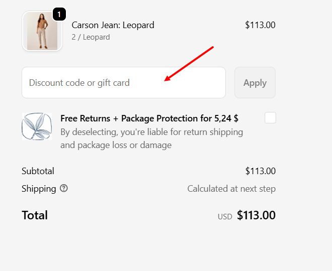 “How to apply a Carve Designs promo code”