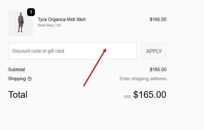 “How to apply an APPARIS promo code”