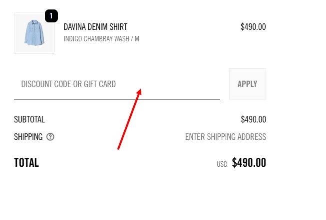 “How to apply a Nili Lotan promo code”