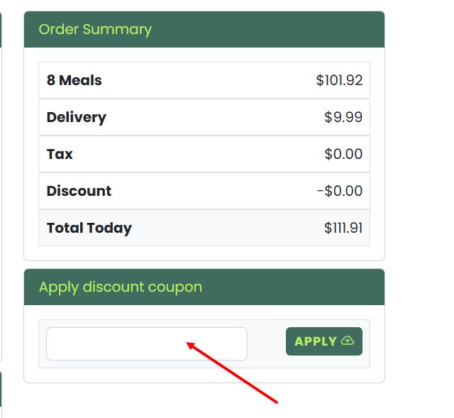 “How to apply an EatClean promo code”