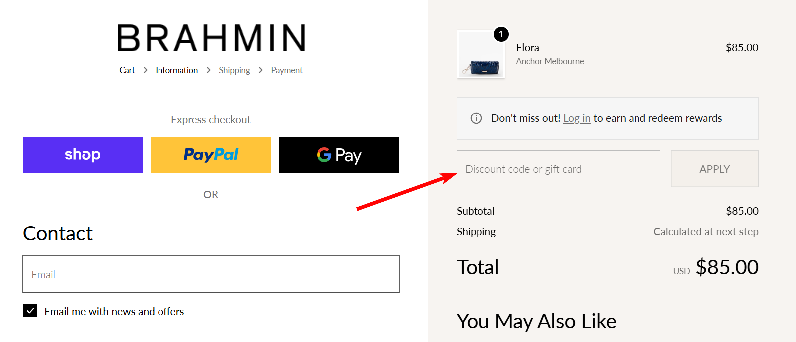 “How to activate a Brahmin promo code”