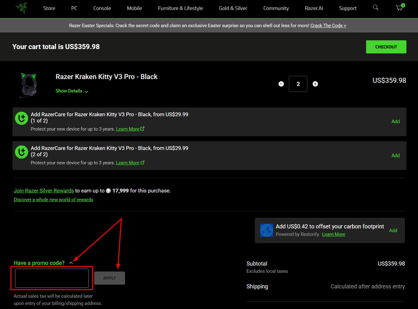 How to activate a Razer promo code