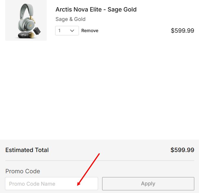 “How to apply a SteelSeries promo code”