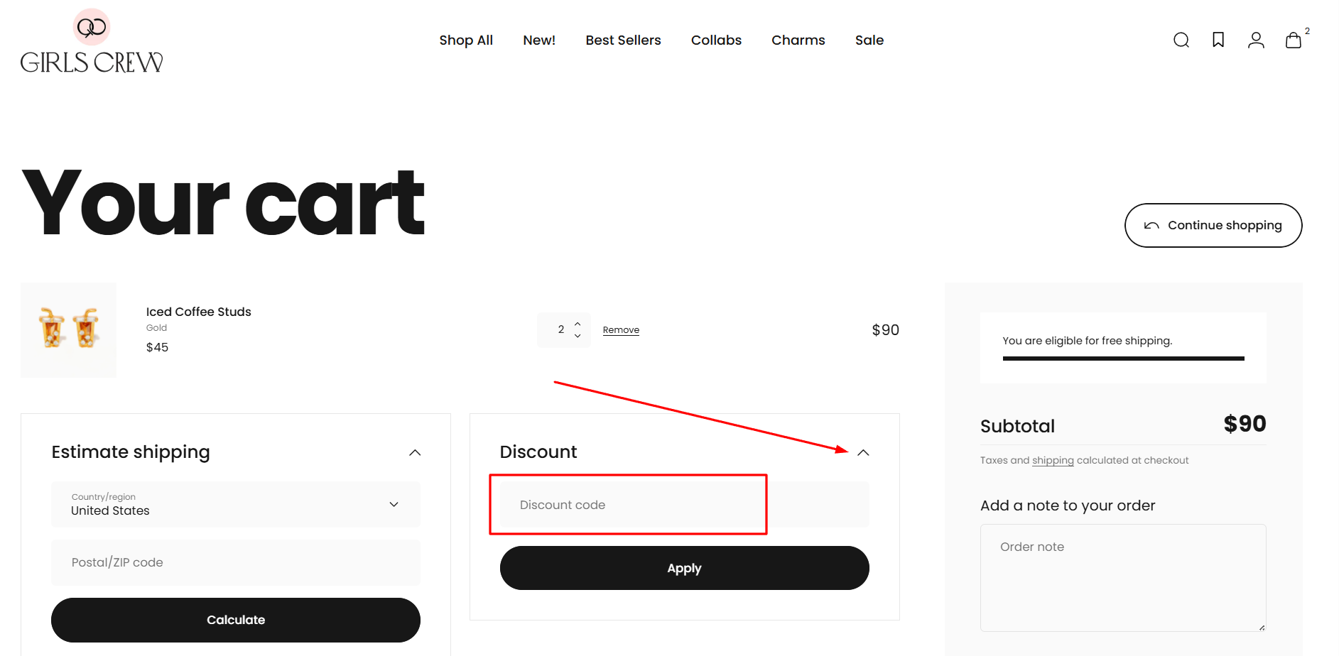 How to activate a Girls Crew promo code