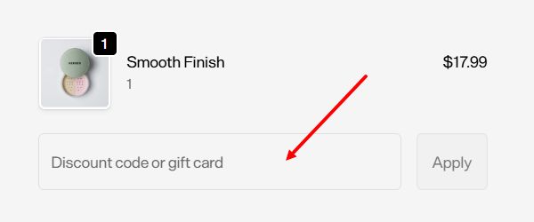 “How to apply a Versed Skin promo code”