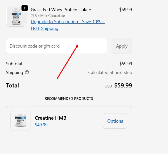 “How to apply a Transparent Labs promo code”