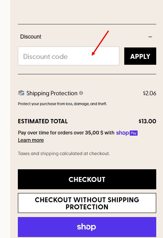 “How to apply a Society6 promo code”