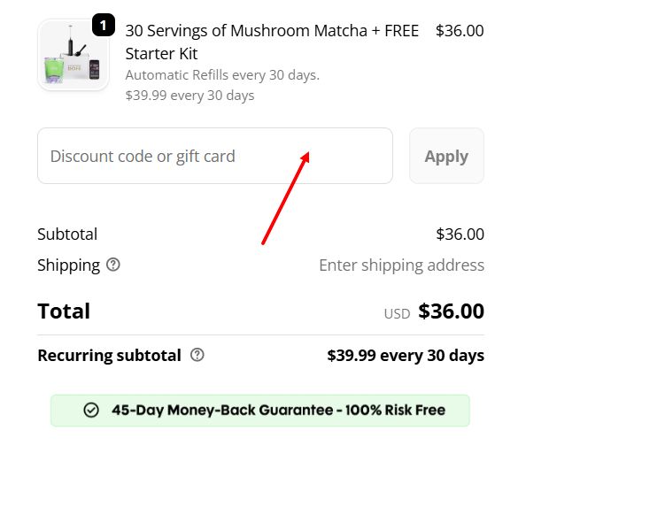 “How to apply an Everyday Dose promo code”