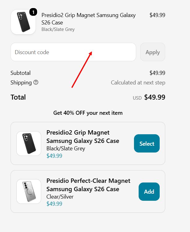“How to apply a Speck promo code”